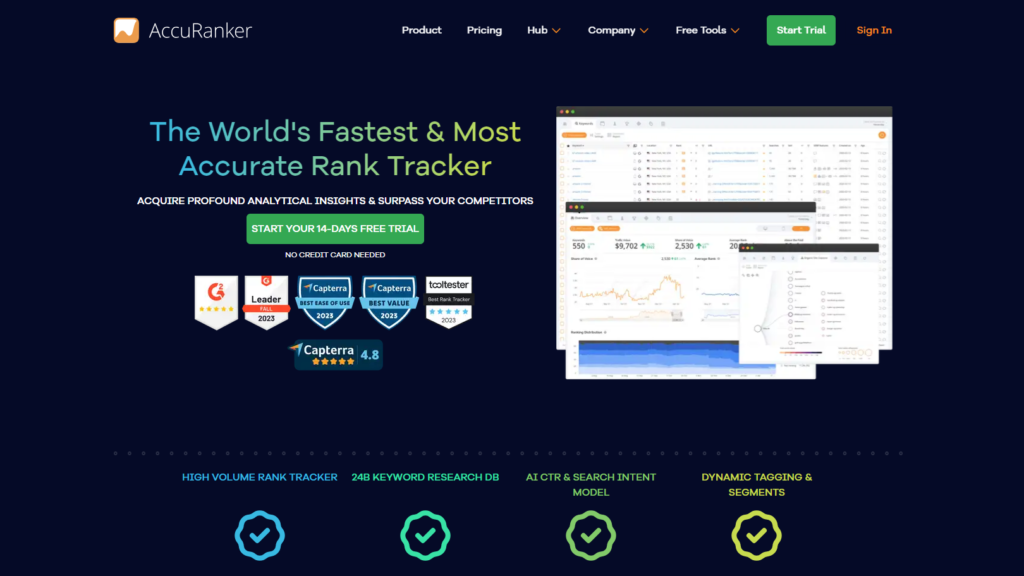 Accuranker SERP Tracking Tool